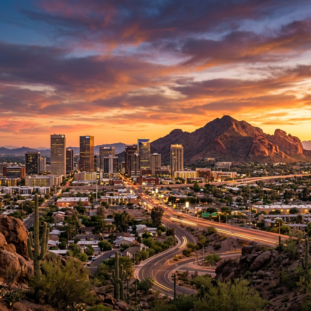 Phoenix, Arizona - Mister Wright Electric Service Area